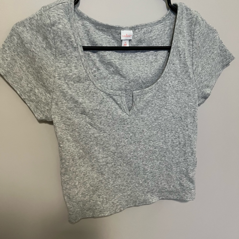COLSIE Womans Grey Shirt